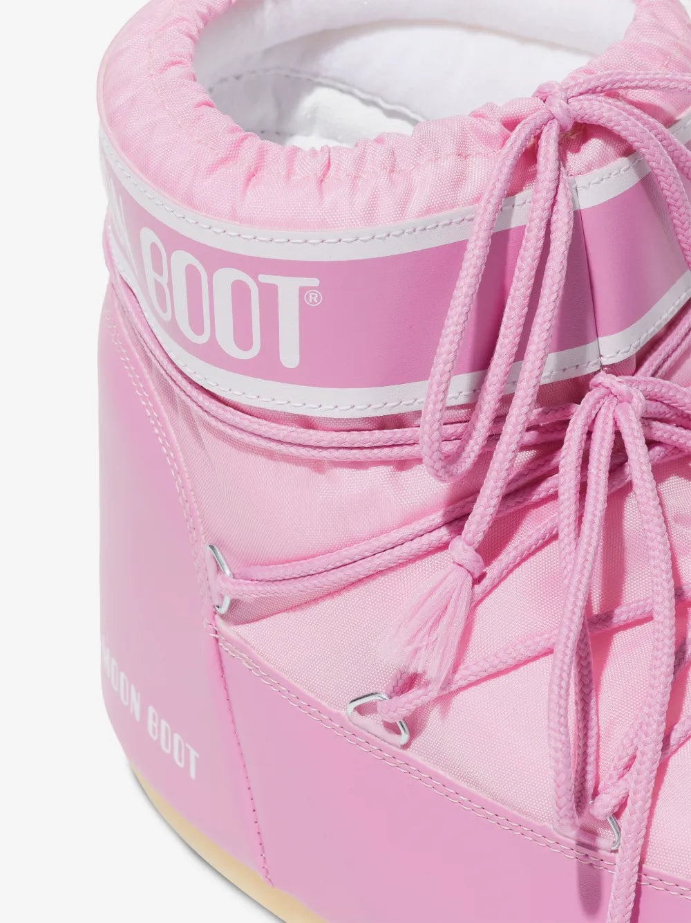 Moon Boot Icon Low pink nylon boots