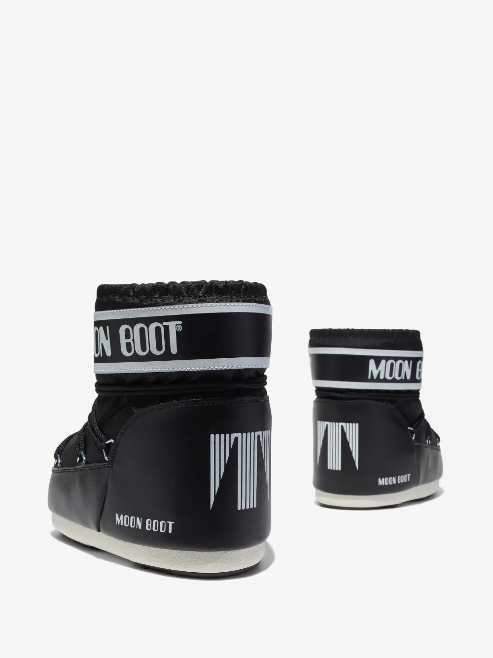 Moon Boot Icon Low black nylon boots