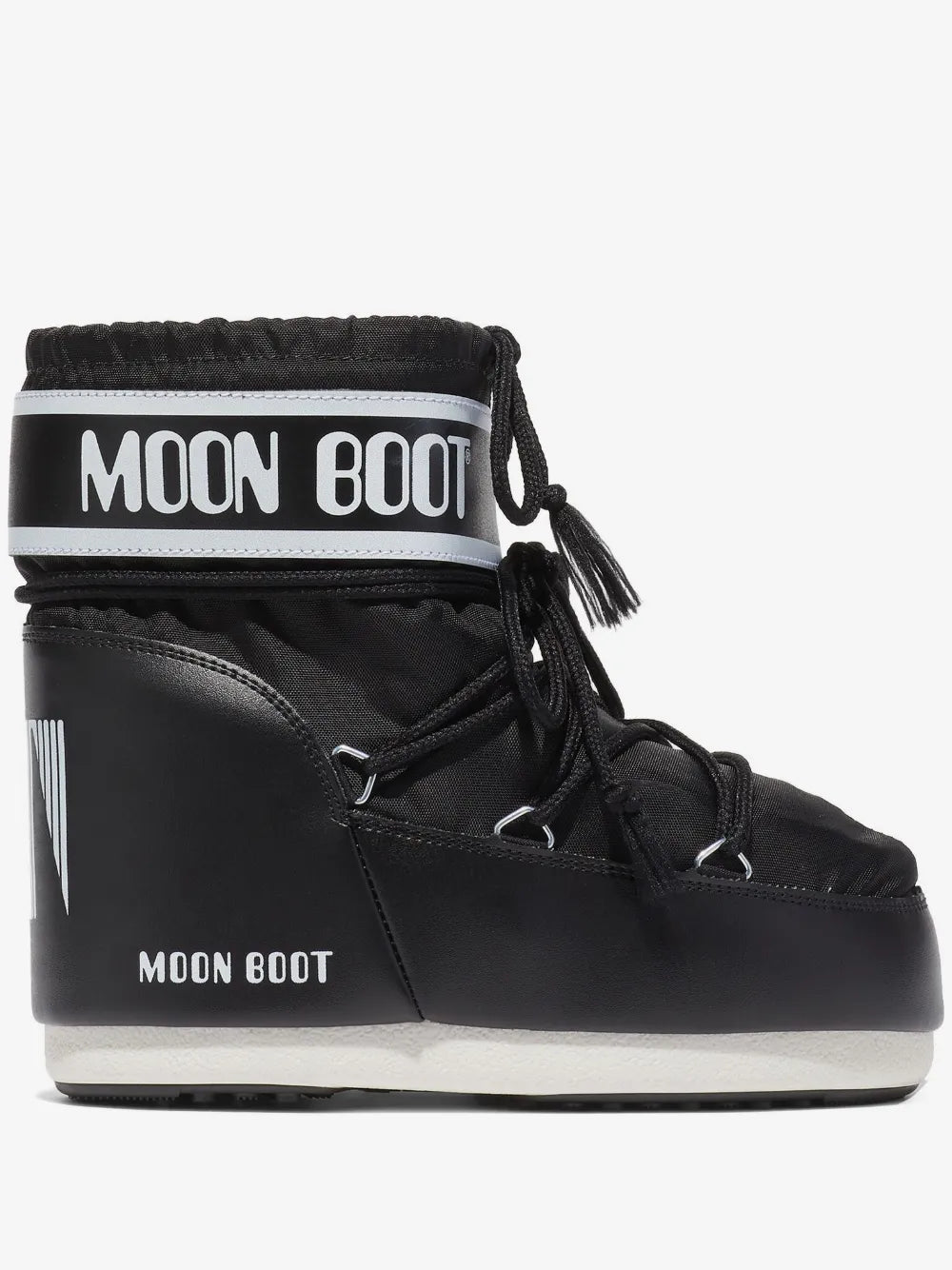 Moon Boot Icon Low black nylon boots