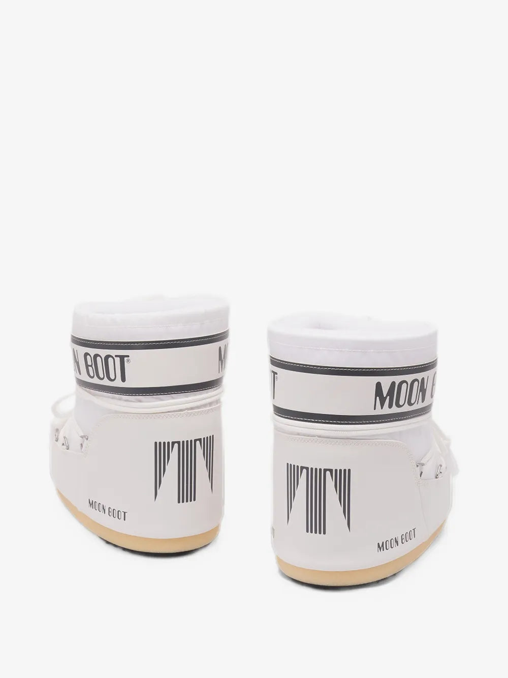 Moon Boot Icon low white nylon boots