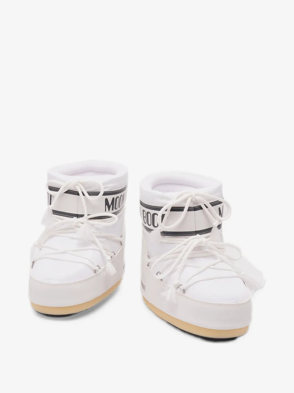 Moon Boot Icon low white nylon boots
