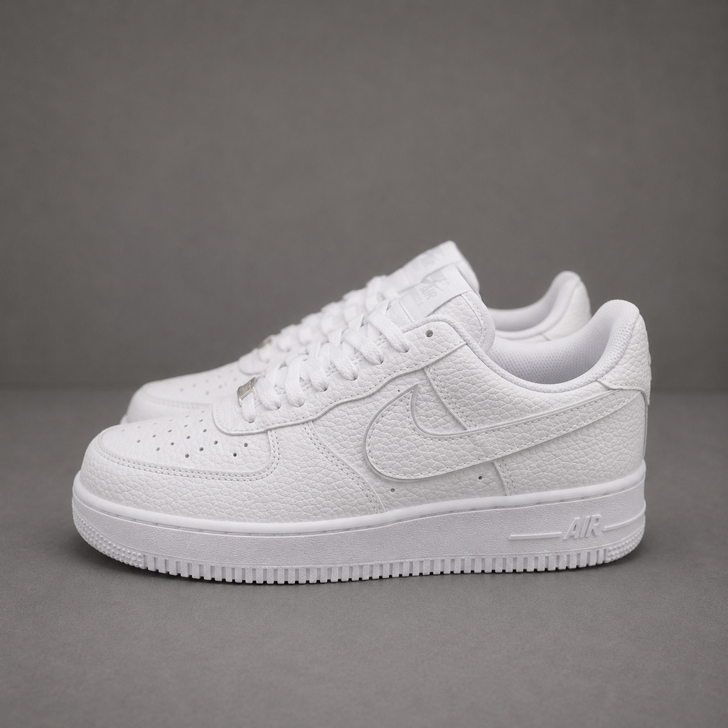 Air Force 1 Low – Triple White Textured